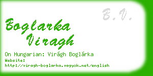 boglarka viragh business card